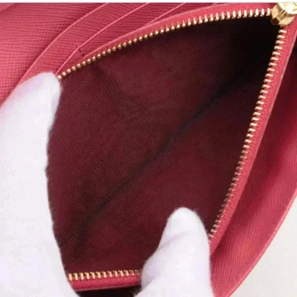 AUTHENTIC Prada Saffiano Metal Continental Flap Wallet multi color inside - Picture 13 of 16